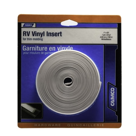 Camco VINYL INSERT 3/4IN X 25FT COLONIAL WHITE 25143